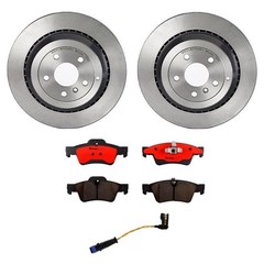 Brembo Rear Brake Kit Ceramic Pad Disc Rotors Vented For Mercedes X164 W164 W251