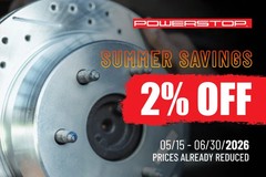 PowerStop JBR1319XPR Brake Rotors For Subaru WRX 2015-2021 Front