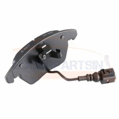 Brake Front Disc Rotors And Ceramic Pads Drilled Slot For Volkswagen GTI 06 – 14