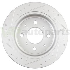 Rear Brake Pads And Rotors Fits Acura Integra Honda Civic del Sol 1993-97 239mm