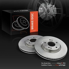 Disc Brake Rotors for Hyundai Santa Fe 2007-2009 V6 2.7L 3.3L Front Left & Right