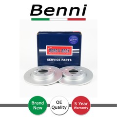 1x Brake Disc Rear Benni Fits Mazda CX-3 2015- 1.5 D 1.8 2.0 D10E26251