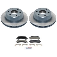 DuraGo Rear Rotors Bosch QuietCast Ceramic Disc Brake Pad Kit For Escalade Tahoe