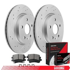 315mm Rear Brake Rotors Ceramic Pad for 2010-2012 2013-2016 Lacrosse Regal XTS