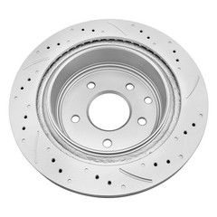 REAR Drilled Brake Rotors Ceramic Brake Pads for Nissan 350Z Rogue Infiniti G35