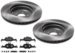 Front Disc Brake Rotors & Pads for BMW X5 S Drive 40i 3.0L Gas 2019 2020 2023