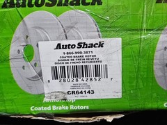 AutoShack CR64143 Rear Brake Rotor for Ford, F-250 Super Duty 2005-2012