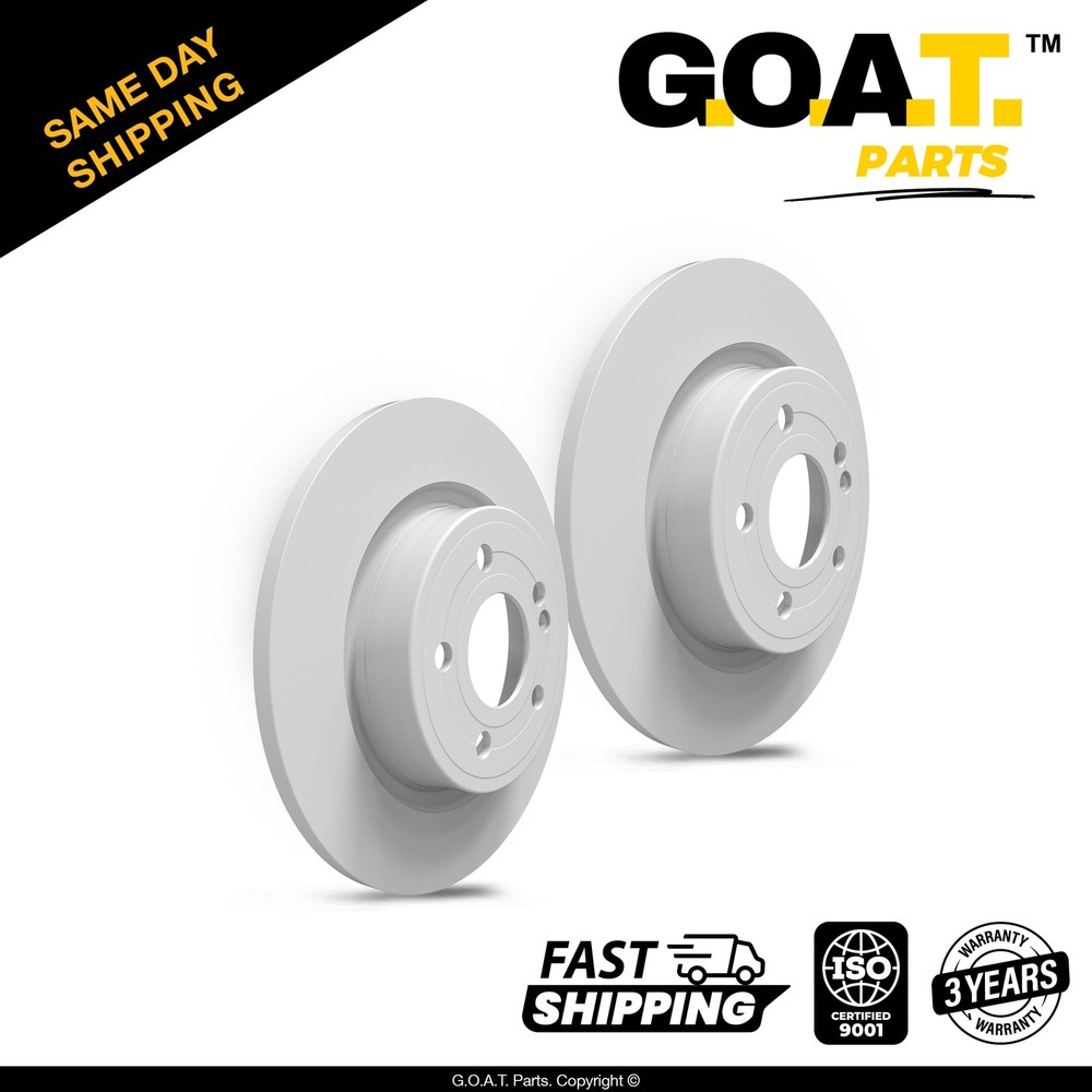 Rear Brake Disc Rotor Set for 19-22 Mercedes-Benz A220 20-25 CLA250 11.61″ 2PC