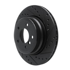 For BMW 135is 2013 Brake Rotor | Black | 324 mm. / 12.76 inch Outside Diameter
