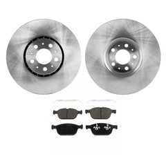 Front Brake Disc Rotors and Pads Kit For Volvo XC90 2003 2004 2005 2006-2014