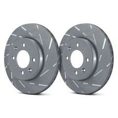 For Chevy Tahoe 95-00 EBC USR Series Sport Slotted 1-Piece Front Brake Rotors