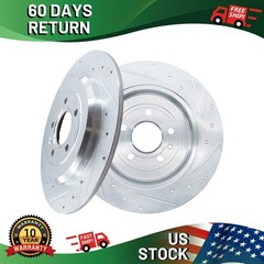 REAR Disc Brake Rotors for Ford Edge Explorer Flex Taurus Lincoln MKX MKT MKS