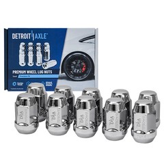 Front Drilled Rotors Brake Pads +10pc Wheel Lug Nuts for Blazer S10 Sonoma Jimmy