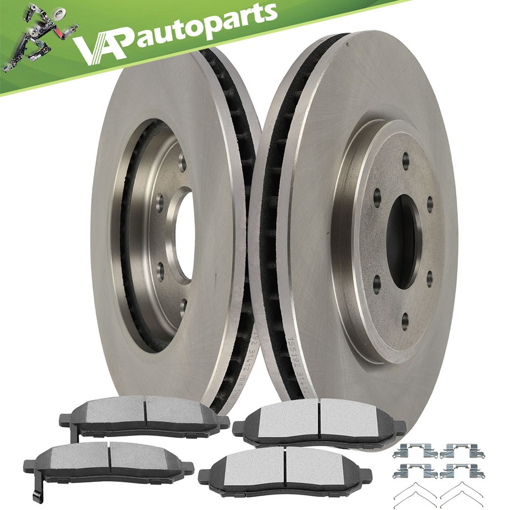 Front Brake Rotors & Pads for 05-12 Nissan Frontier Xterra Pathfinder 4.0L V6