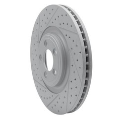 Dynamic Friction Company 830-20020L Geoperformance Rotor Drilled And Slotted