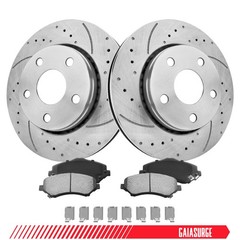 FOR 2007-2016 2017 Jeep Wrangler Front Brake Rotor Ceramic Pads + Brake Caliper