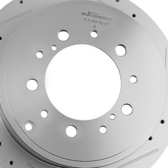 13.58in Rear L&R Brake Rotors Kit for Lexus LX570/Toyota Land Cruiser 2008-2021