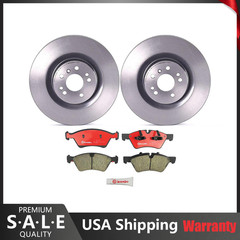 Brembo Front Brake Kit Ceramic Pads Disc Vented Rotors for Mercedes X164 W164
