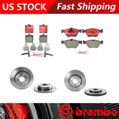 Fits 2004-2008 Chrysler Crossfire Front Rear Kit Brake Rotors & Brake Pads
