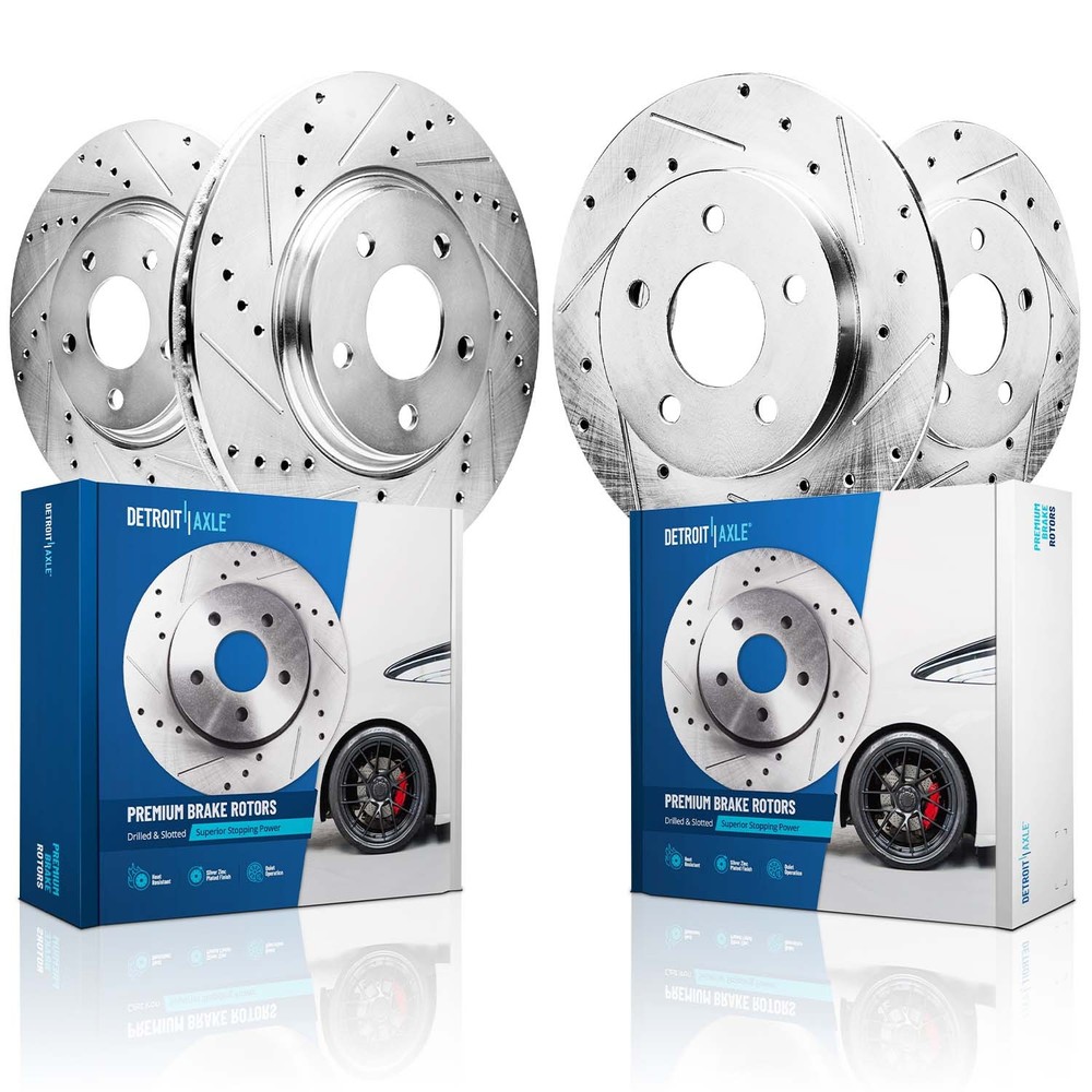 Front & Rear Rotors for 2006-2016 Hyundai Sonata