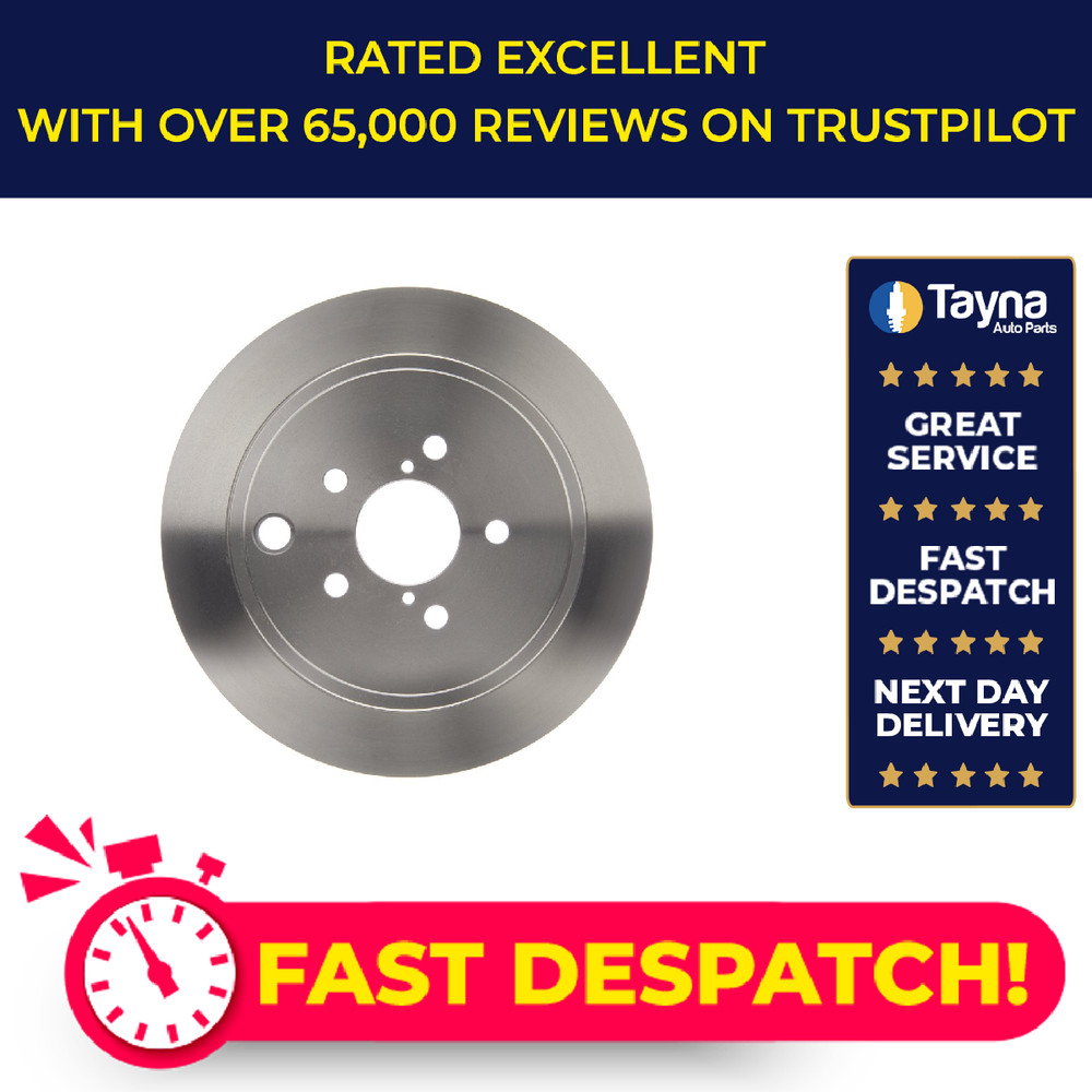 2x Brake Discs Pair Vented fits SUBARU OUTBACK BR, BR9 2.5 Rear 09 to 15 289.6mm