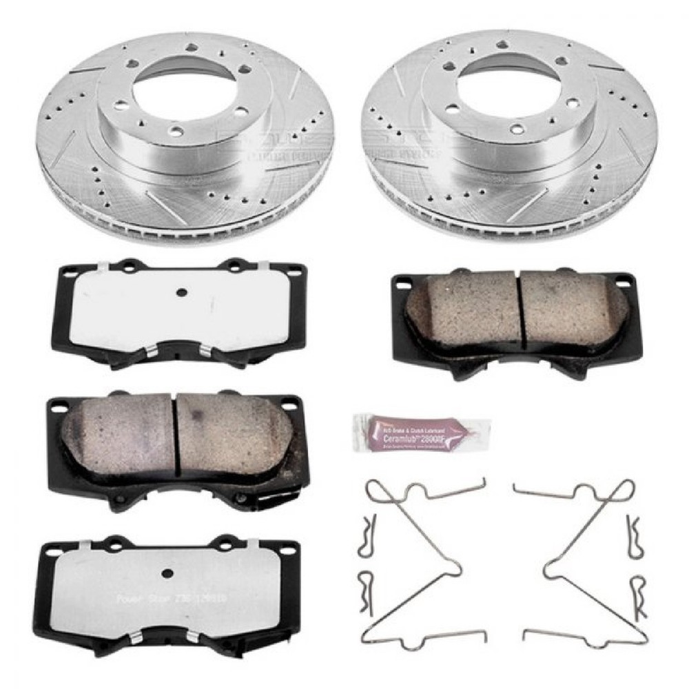 Powerstop K137-36 Z36 Truck & Tow Drilled Stainless Steel for 03-10 4Runner