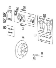 Genuine Mopar Brake Rotor 68273464AB
