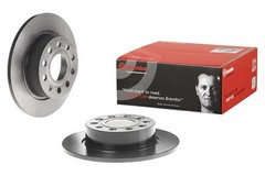 2x Brake Discs Pair Solid fits SKODA OCTAVIA Mk1, Mk2, Mk3 Rear 00 to 20 253mm