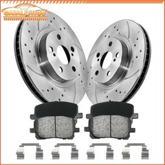 10.8in Front Disc Rotors Pads for 2003-2008 Toyota Corolla Matrix Pontiac Vibe