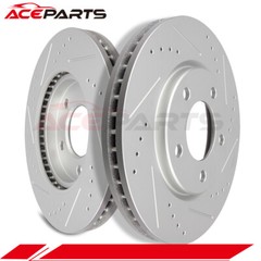 FRONT BRAKE ROTORS FOR 2006 2007 2008 DODGE RAM 1500 DRILLED & SLOTTED