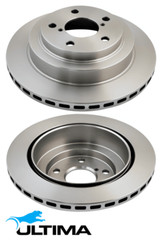 REAR VENTED DISC BRAKE ROTOR SET FOR SUBARU LEGACY BH9 EJ251 2.5L F4 OD 266MM