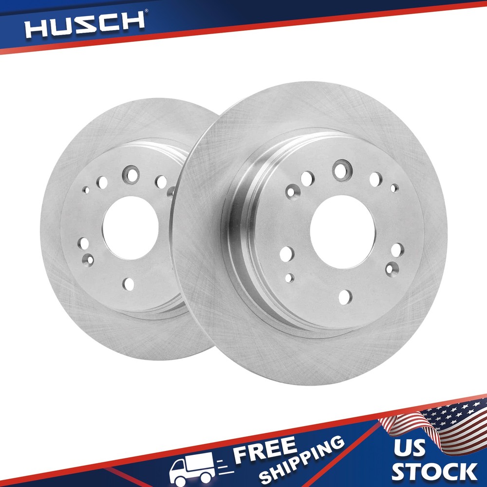 Pair Rear Disc Brake Rotors Set for Acura TL Honda Element 11.10 inch (282mm)