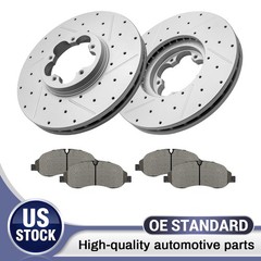 Front Disc Brake Rotors & Pads for Ford Transit-150 Transit-250 Transit-350