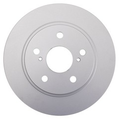 TRQ Rear Brake Pad & Rotor Kit Ceramic Premium G-Coated for Scion Toyota