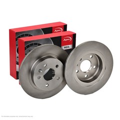 2x APEC Rear Brake Discs Fits OPEL MOKKA / MOKKA X (J13 81kW/110HP/1598cc