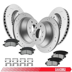 302mm Front & 325mm Rear Brake Rotor Ceramic Pad for Trailblazer LT Base LS