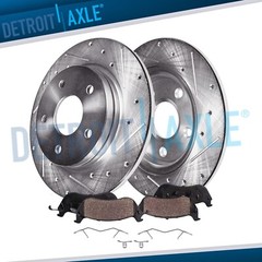 265mm Rear Drilled and Slotted Brake Rotors Brake Pads for Mazda 3 Sport CX-30