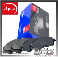 APEC Blue Rear Brake Pads Set Braking Kit For Hyundai i10 Kia Picanto