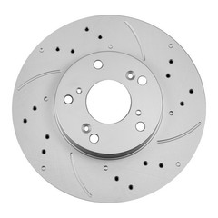 11.1in Front & 10.2in Rear Brake Rotors Brake Pad For Honda Civic 2013-2014 2015