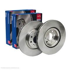 2x APEC Front Brake Discs For OPEL CORSA D (S07) 1.2 LPG (L08, L68) 2006-14 SDK6