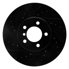 For Land Rover Range Rover 03-05 Brake Rotor eLINE Drilled & Slotted 1-Piece