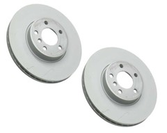 For BMW X5 E53 Pair Set of 2 Front 332x30mm Vented Disc Brake Rotors Zimmermann