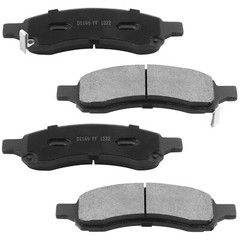For Buick Enclave Saturn Outlook Chevy Traverse Front Rotors + Brake Pads L7