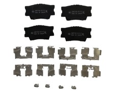Front Rear Drilled Rotor Brake Ceramic Pad for Toyota Avalon 2013 2014 2015-2016