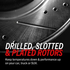 Power Stop Evolution Drilled & Slotted Rotors for Nissan 240SX 89-98 – Pair