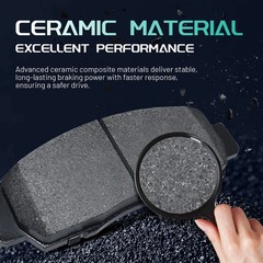 Rear Drilled Rotors & Brake Pads for 2013-2014 Mercedes-Benz GLK350 GLK250 E350