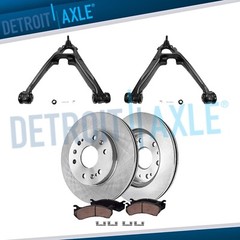 Front Brake Rotor Pad Lower Control Arm Kit for Chevy GMC Silverado Tahoe Sierra
