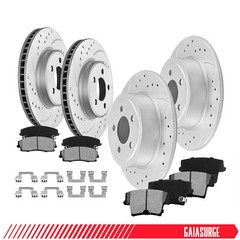 320mm Front Rear DRILLED Rotors Brake Pads for 300 Charger Challenger Magnum