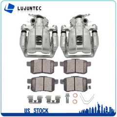 Brake Calipers And Ceramic Brake Pads Rear For 2008-2012 Honda Accord