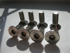 m6 x 16mm long front rear brake disc retaining screws x 8 free post rover vw